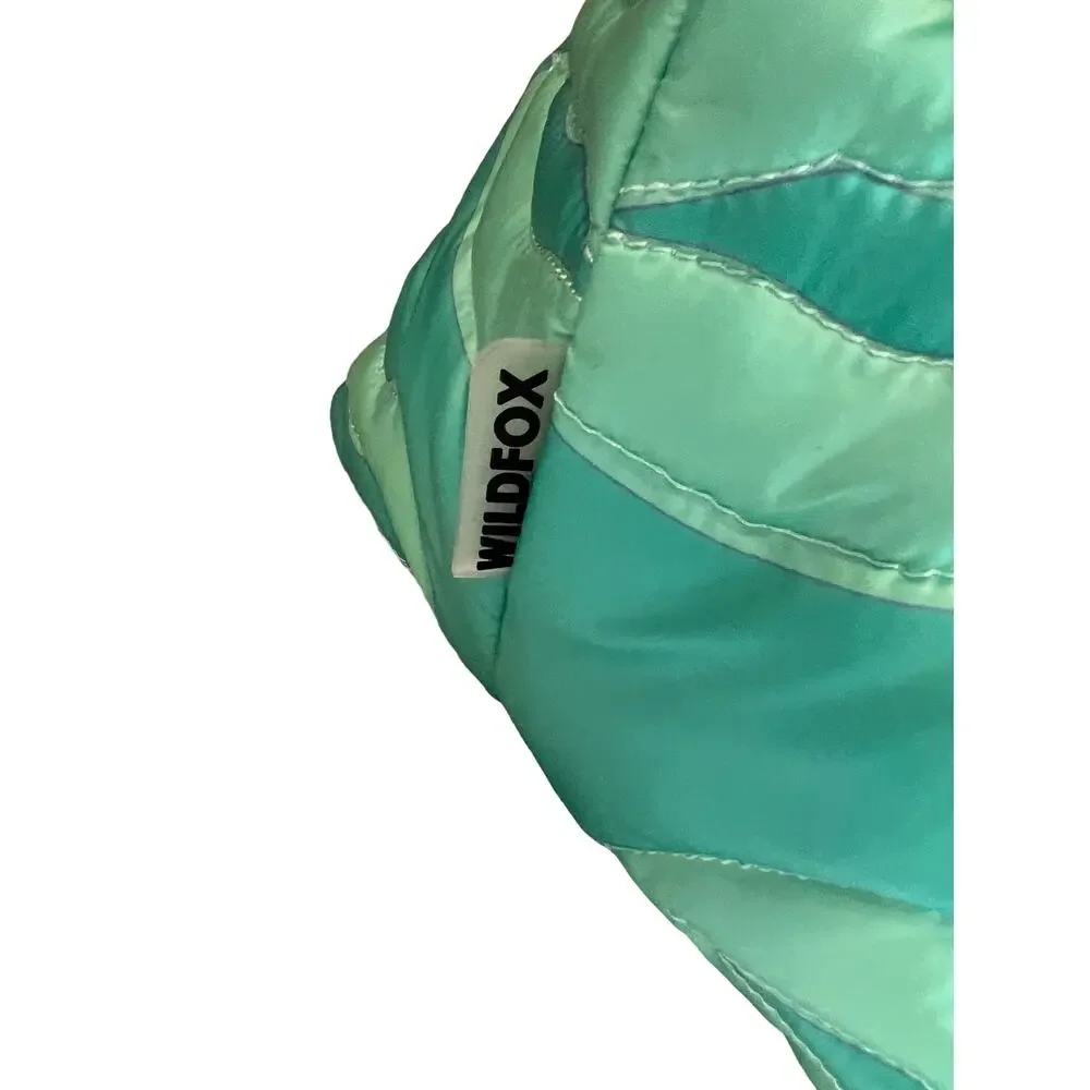 Wildfox Nylon Tote Overnight Bag Seafoam Green